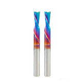 2-Pack Solid Carbide Spektra Extreme Tool Life Coated Spiral Plunge