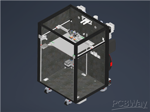 High-Temperature 5-Axis IDEX 3D Printer