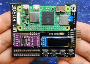 MIDI FORGE Maestro - Wavetable Board emulated using Raspberry Pi Zero 2W